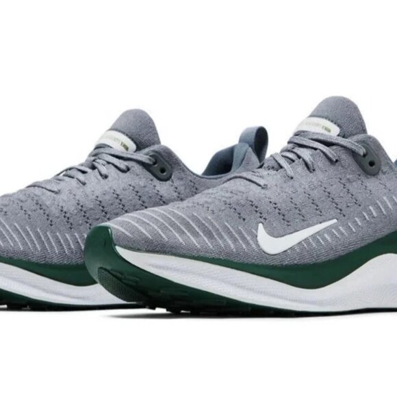 Nike ReactX Infinity Run 4 - Sz 9.5 Women Running Shoe Grey Green FJ1222-015 NEW - Picture 4 of 7